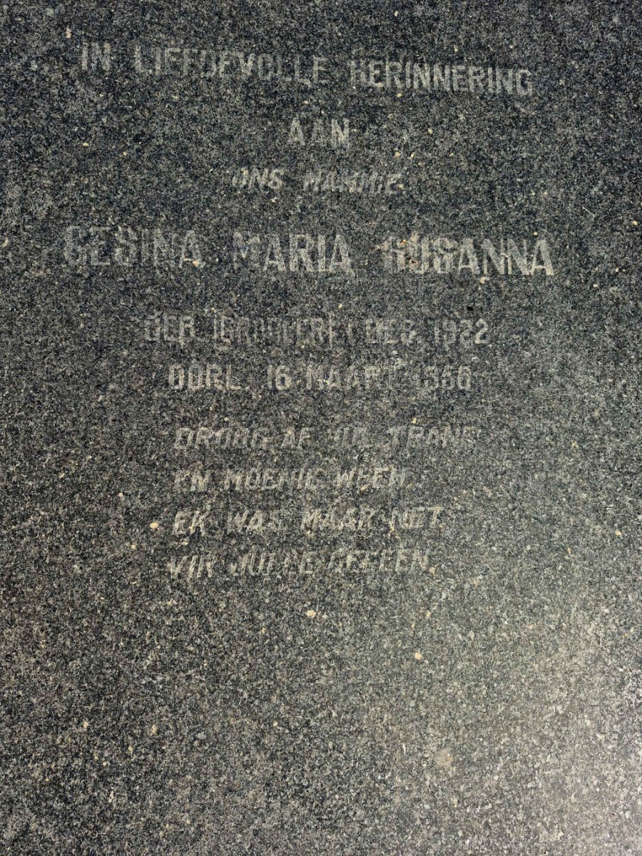 PRETORIUS Daniel Coenraad 1914-1971 & Gesina Maria Susanna GROBLER 1922-1956_2