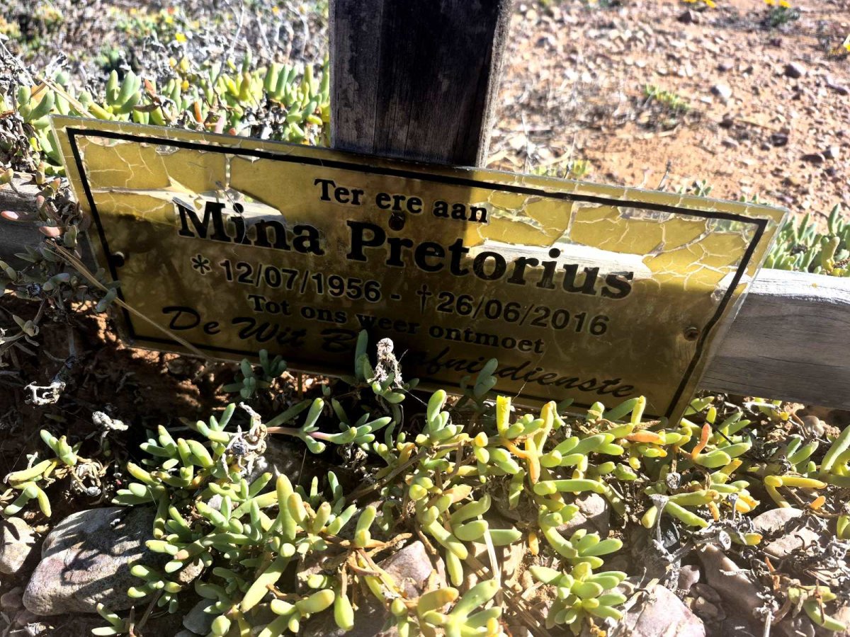 PRETORIUS Mina 1956-2016