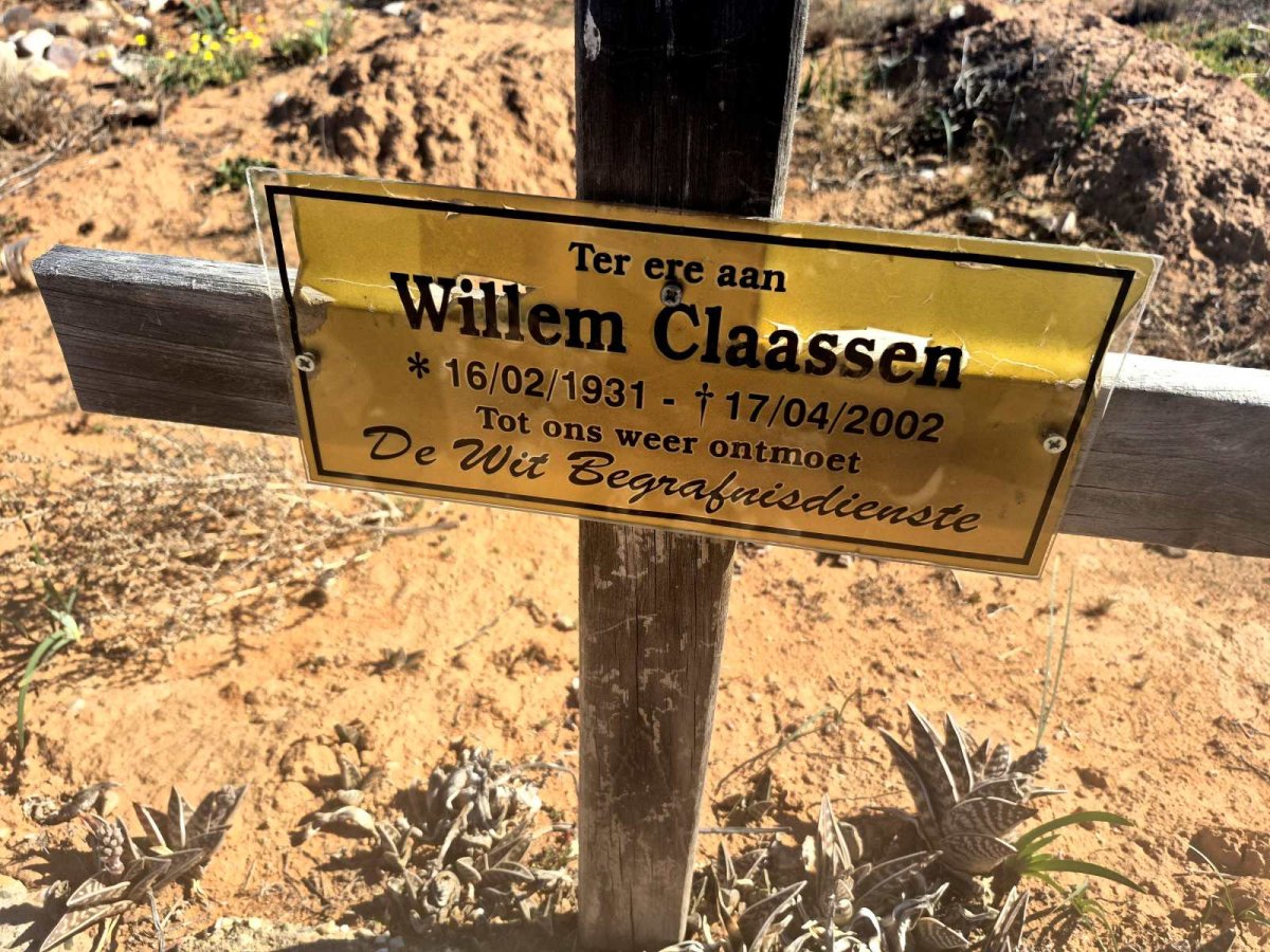 CLAASSEN Willem 1931-2002