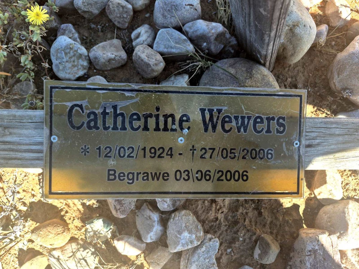 WEWERS Catherine 1924-2006