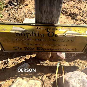 OERSON Sophia 1943-2013