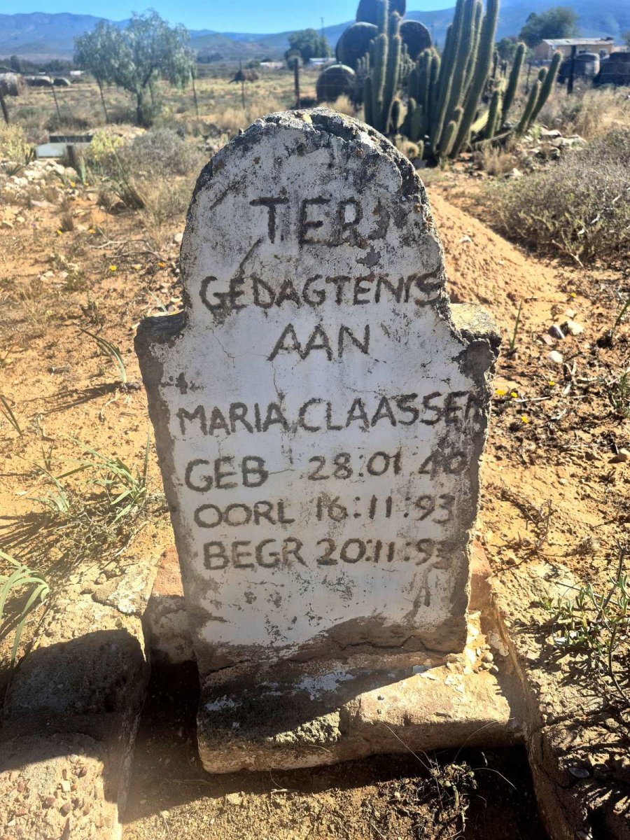 CLAASSEN Maria 1940-1993