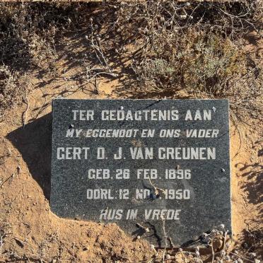 GREUNEN Gert D. J., van 1896-1950