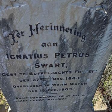Swart, Ignatius Petrus 1843-1909