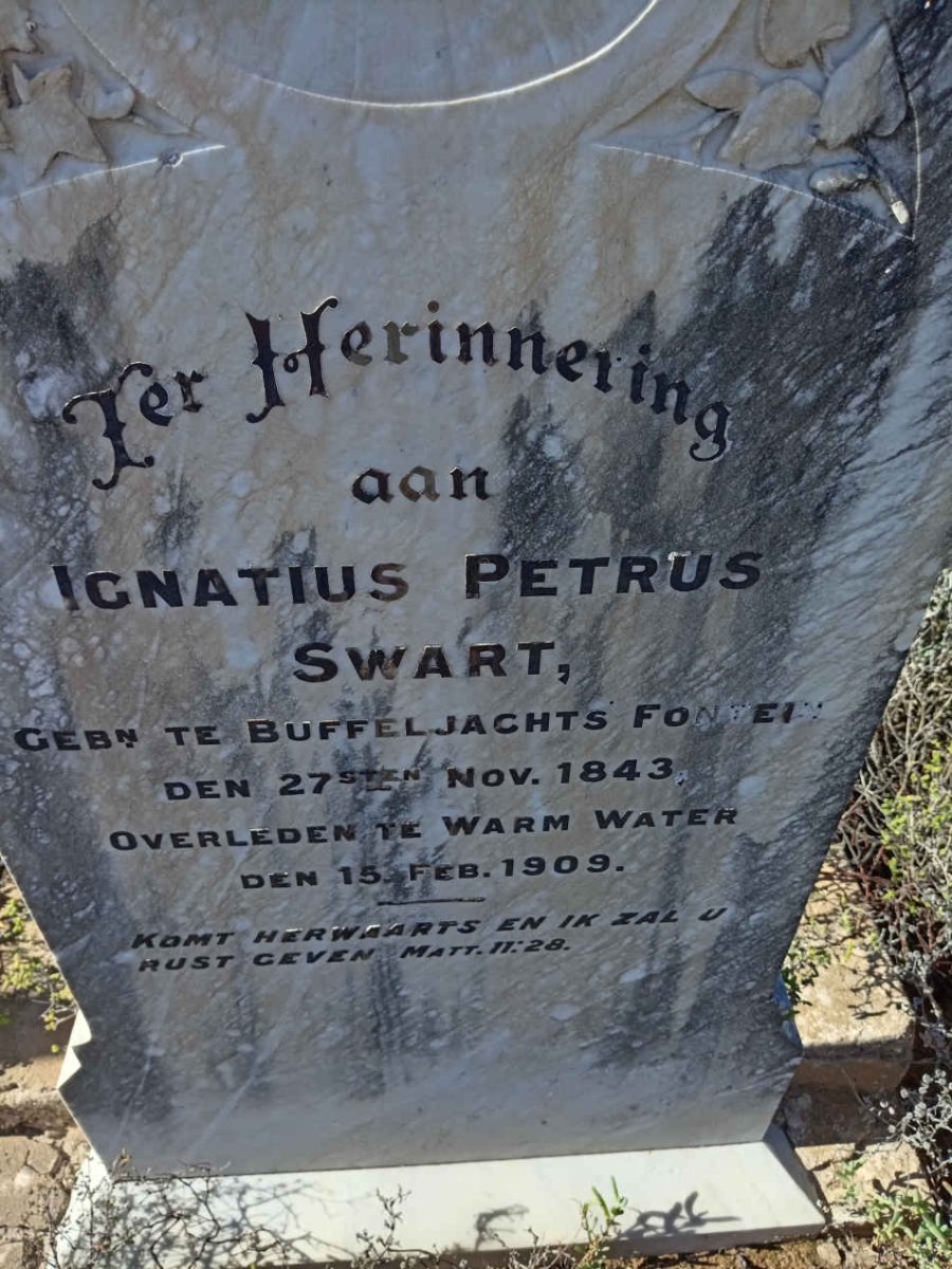 Swart, Ignatius Petrus 1843-1909
