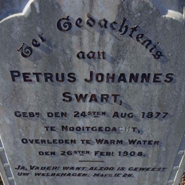 Swart, Petrus Johannes 1877-1908