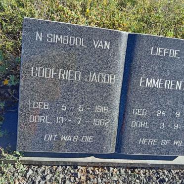 BOTHA Godfried Jacob 1916-1982 & Emmerentia C. 1925-1994