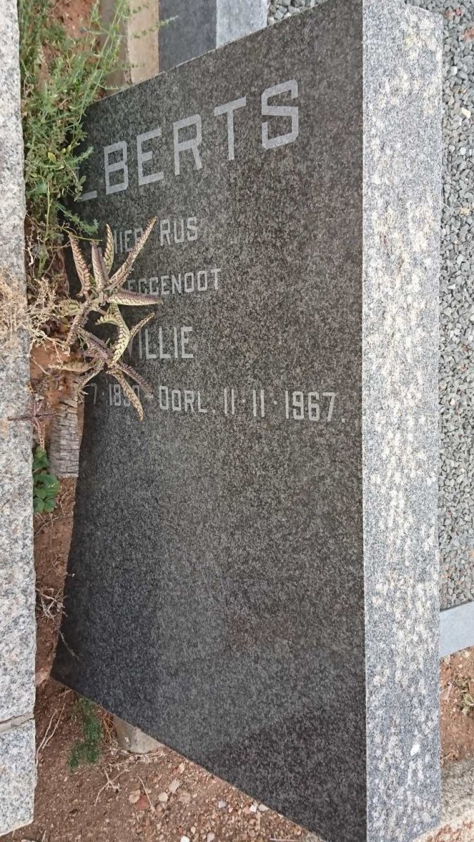 ALBERTS Willie 1897-1967