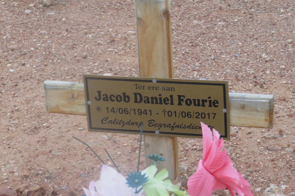 FOURIE Jacob Daniel 1941-2017
