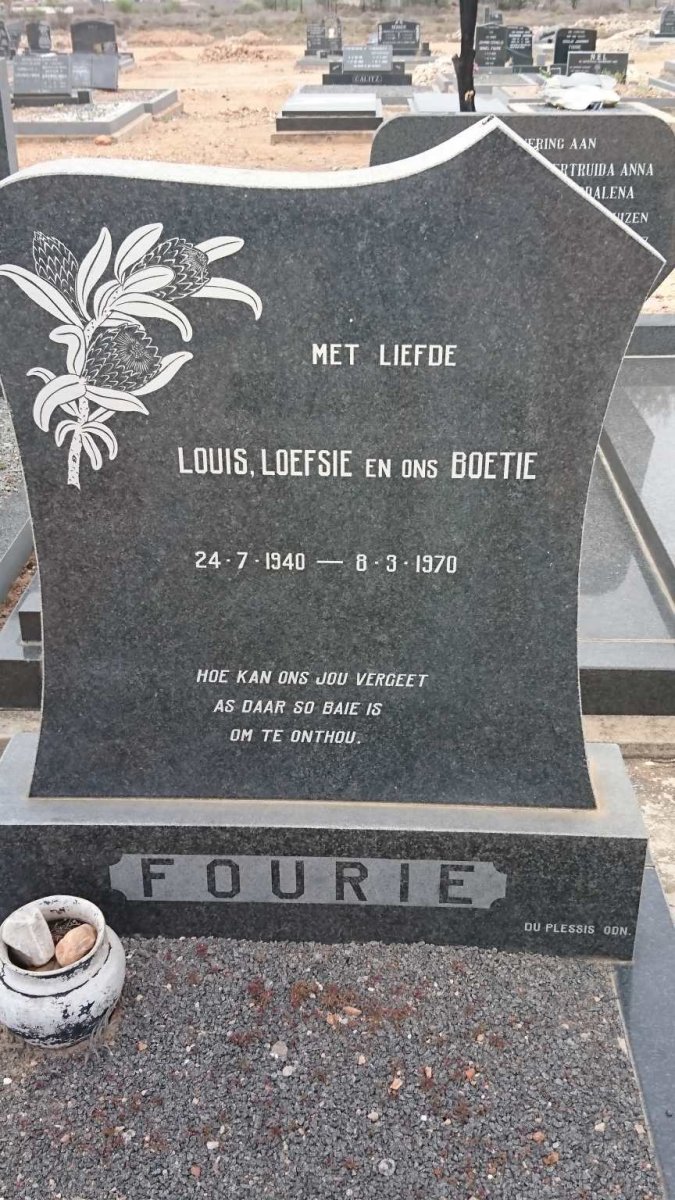 FOURIE Louis 1940-1970