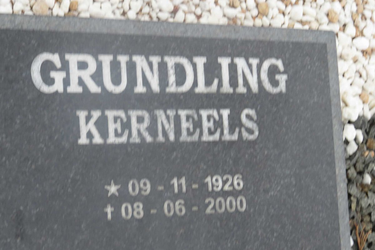 GRUNDLING Kerneels 1926-2000