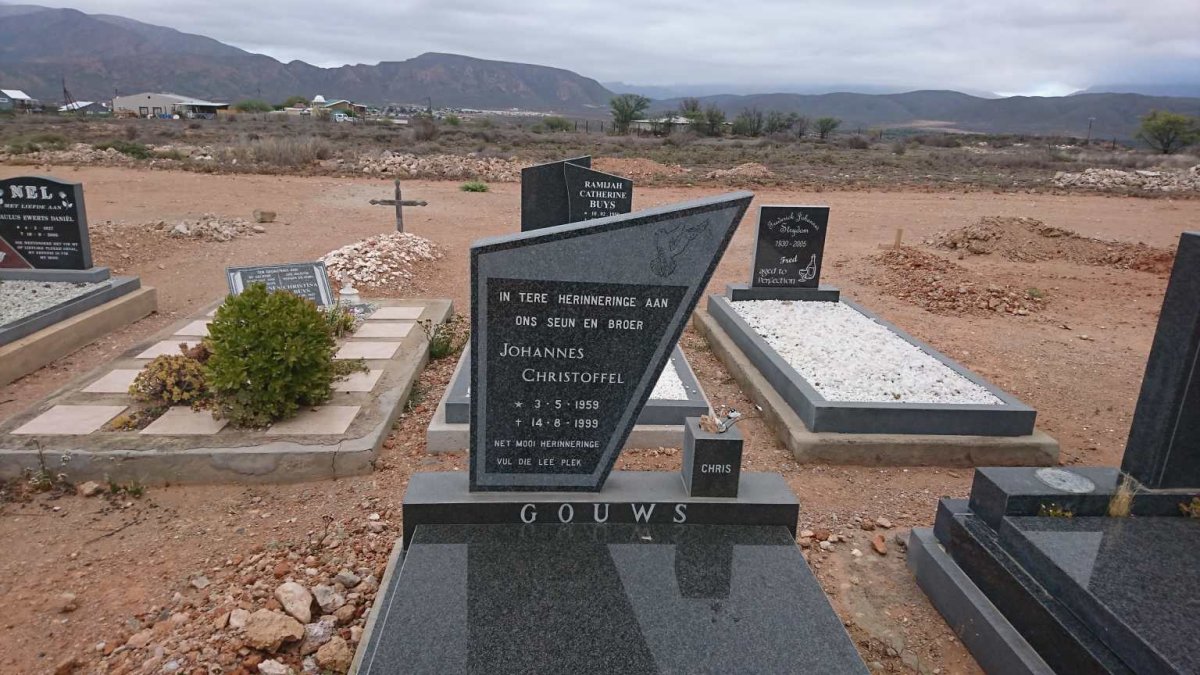 GOUWS Johannes Christoffel 1959-1999