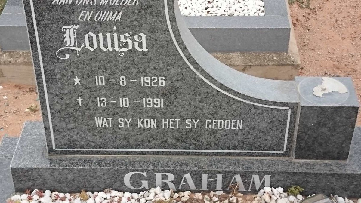GRAHAM Louisa 1926-1991