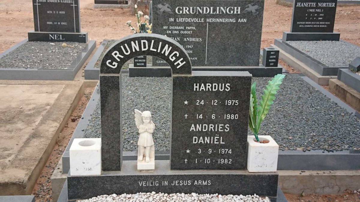 GRUNDLINGH Andries Daniël 1974-1982 :: GRUNDLINGH Hardus 1975-1980