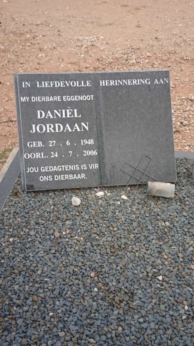 JORDAAN Daniël 1948-2006