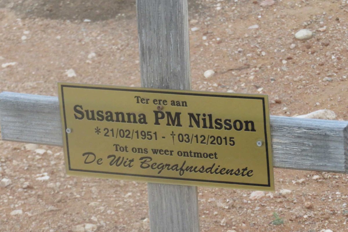 NILSSON Susanna P.M. 1951-2015
