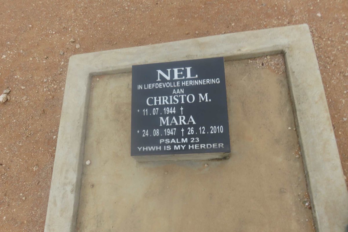 NEL Christo M. 1944- &amp; Mara 1947-2010