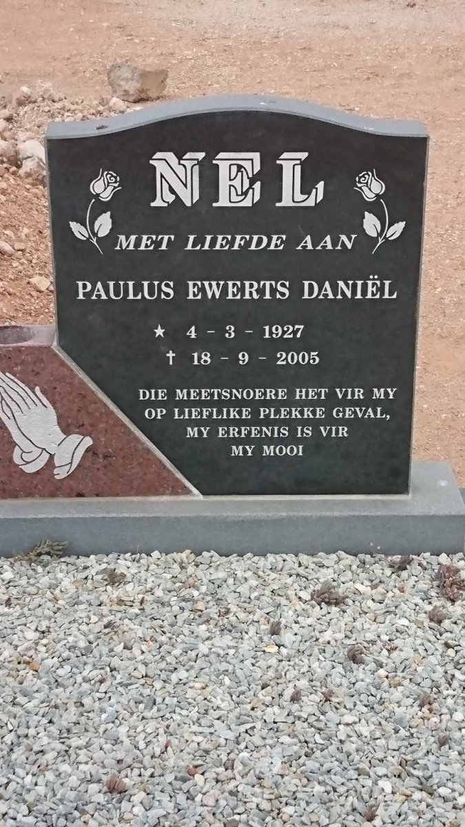 NEL Paulus Ewerts Daniël 1927-2005