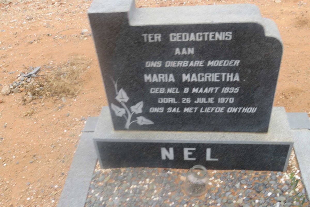 NEL Maria Magrietha nee NEL 1895-1970
