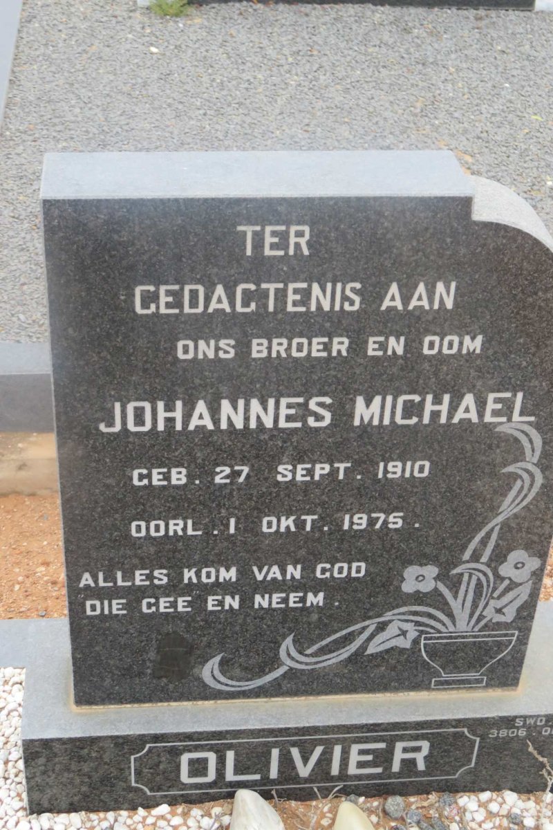 OLIVIER Johannes Michael 1910-1975
