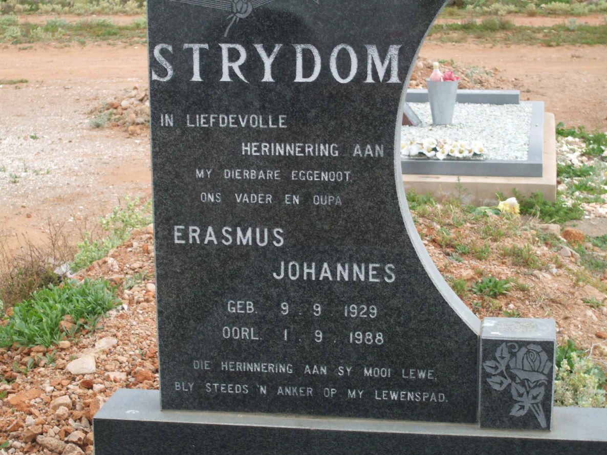 STRYDOM Erasmus Johannes 1929-1988