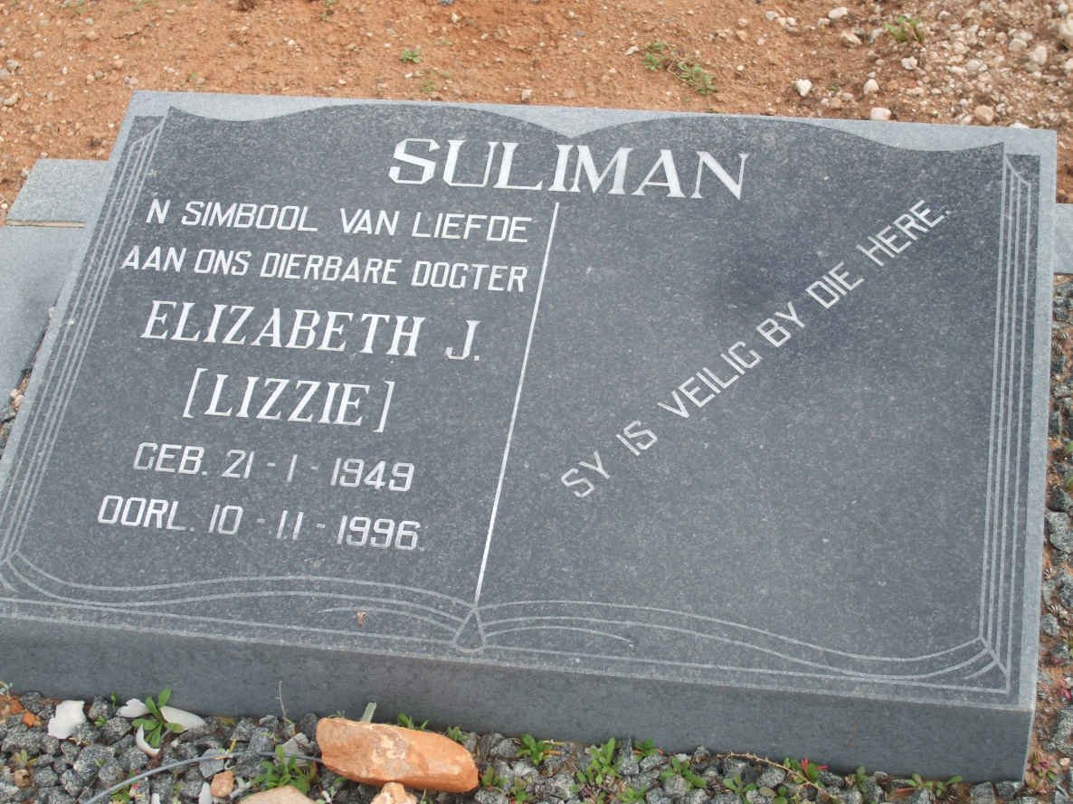 SULIMAN Elizabeth J. 1949-1996