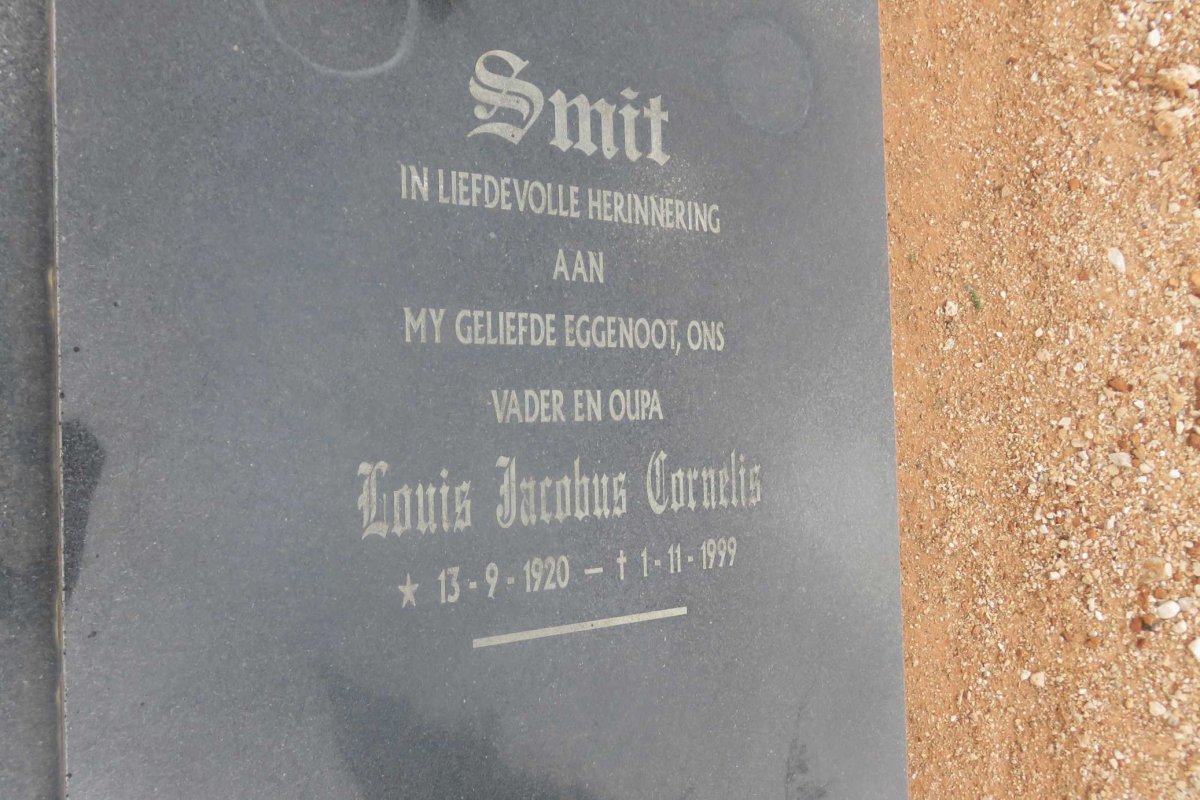 SMIT Louis Jacobus Cornelis 1920-1999