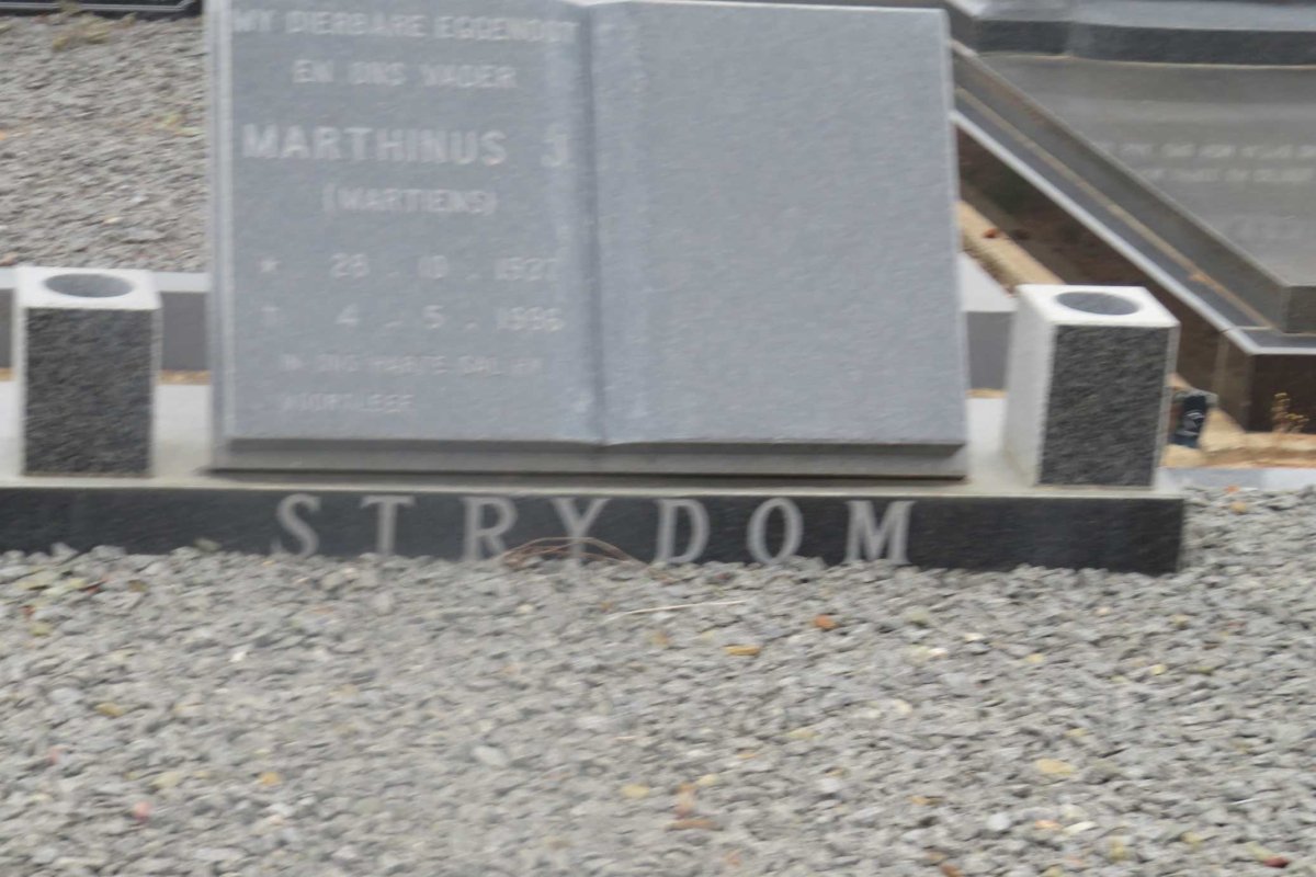 STRYDOM Marthinus 1927-1996