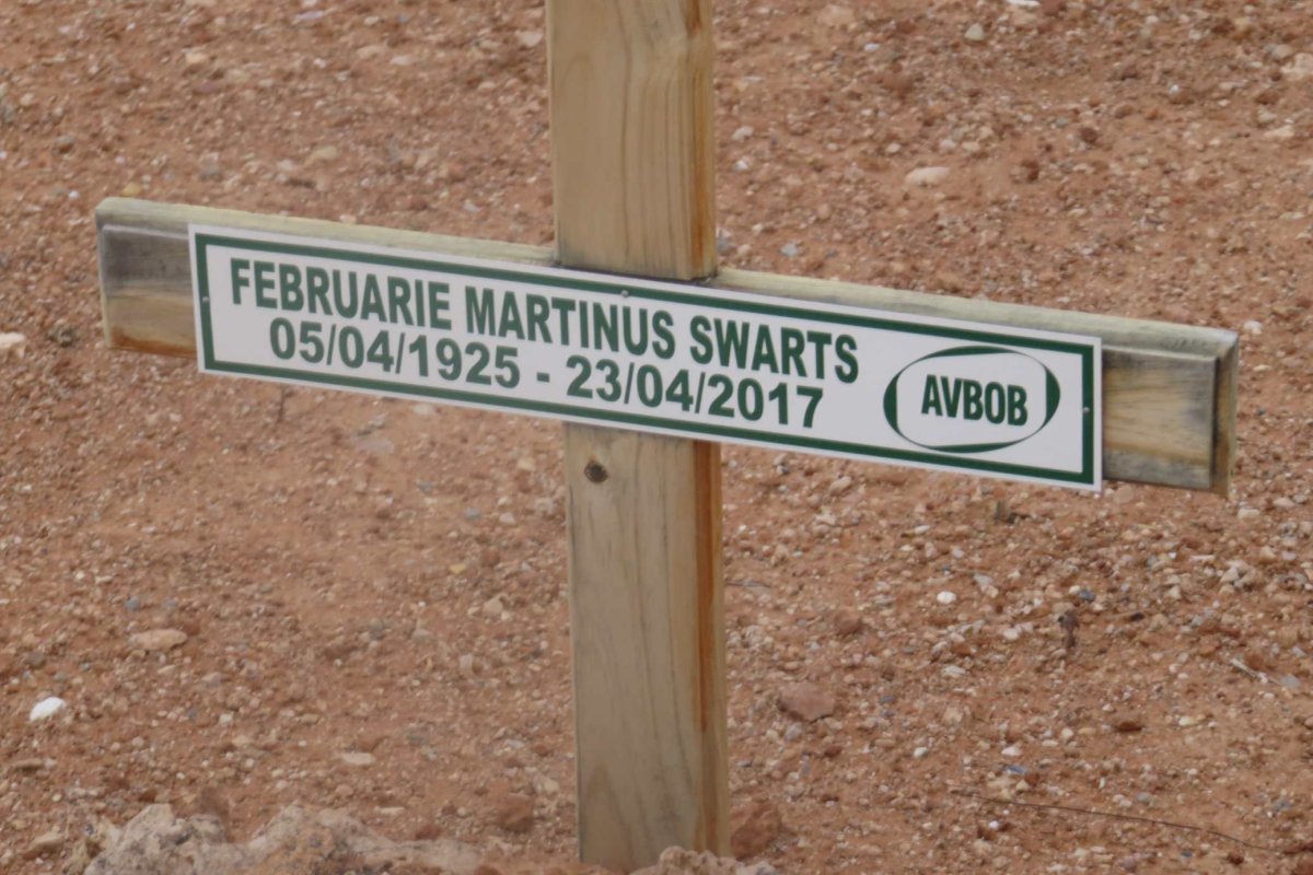 SWARTS Februarie Martinus 1925-2017