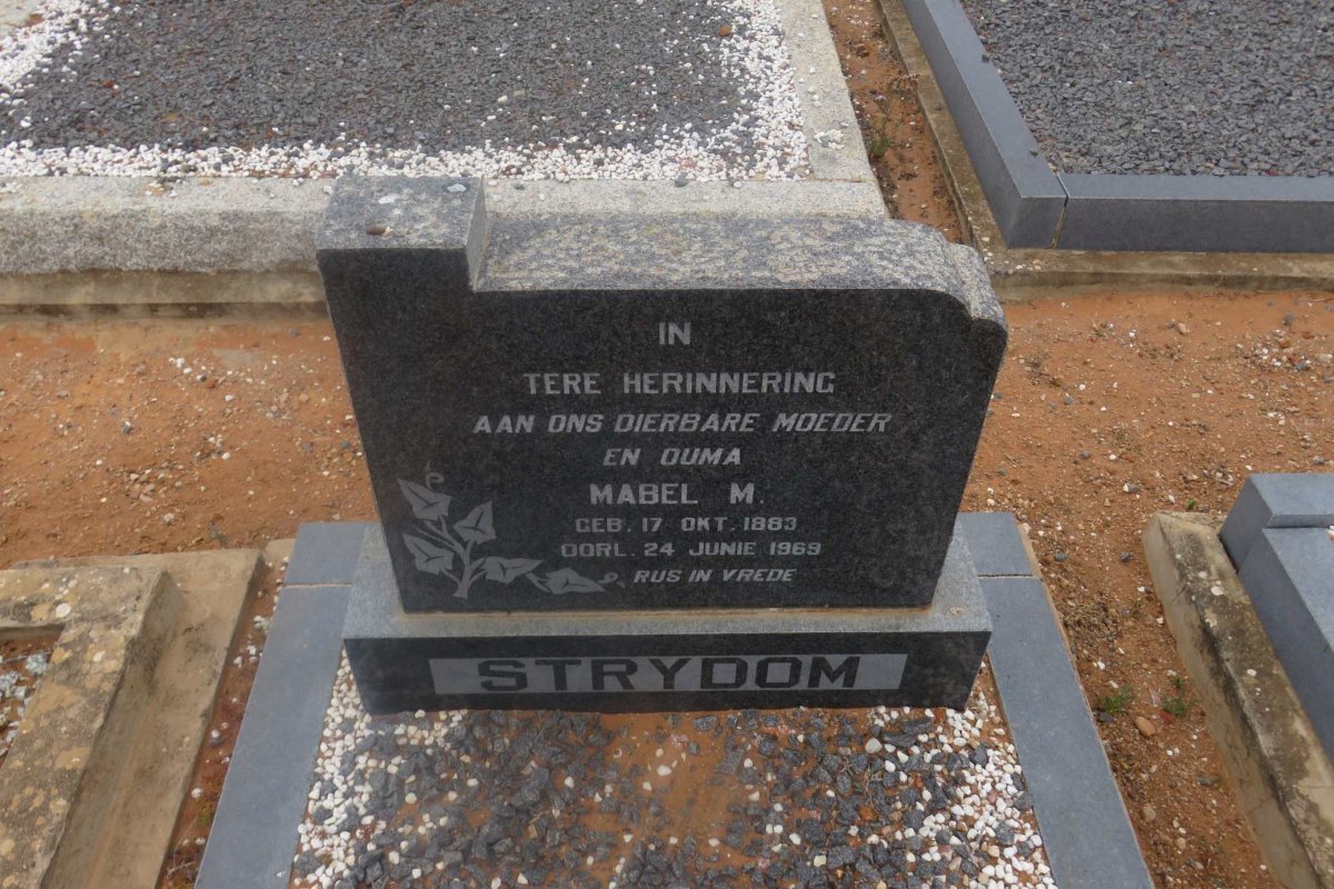 STRYDOM Mabel M. 1883-1969