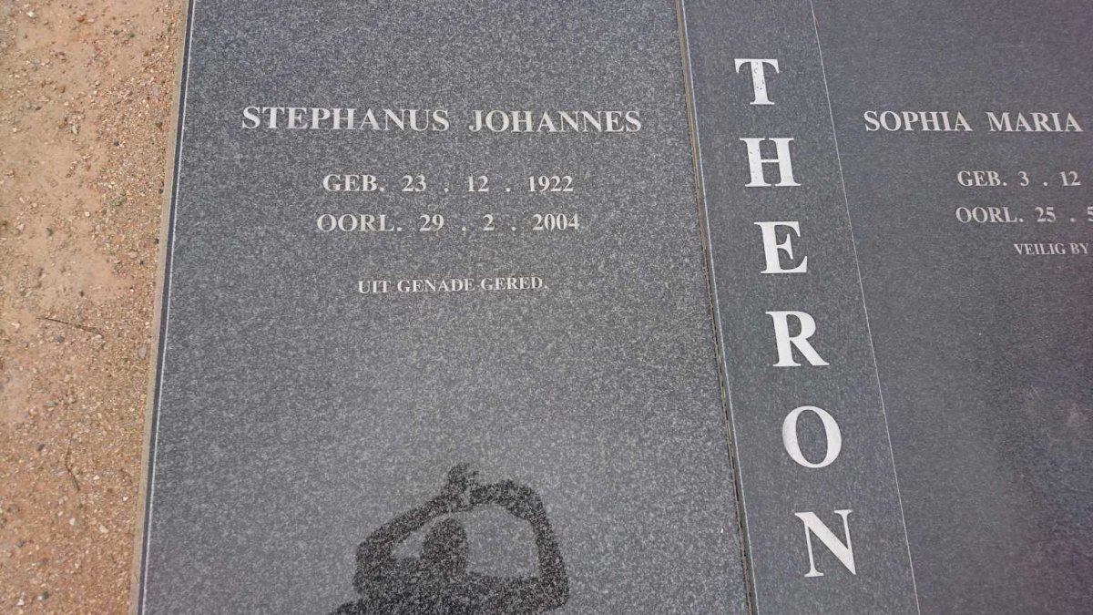 THERON Stephanus Johannes 1922-2004 &amp; Sophia Maria Cecilia 1926-2006
