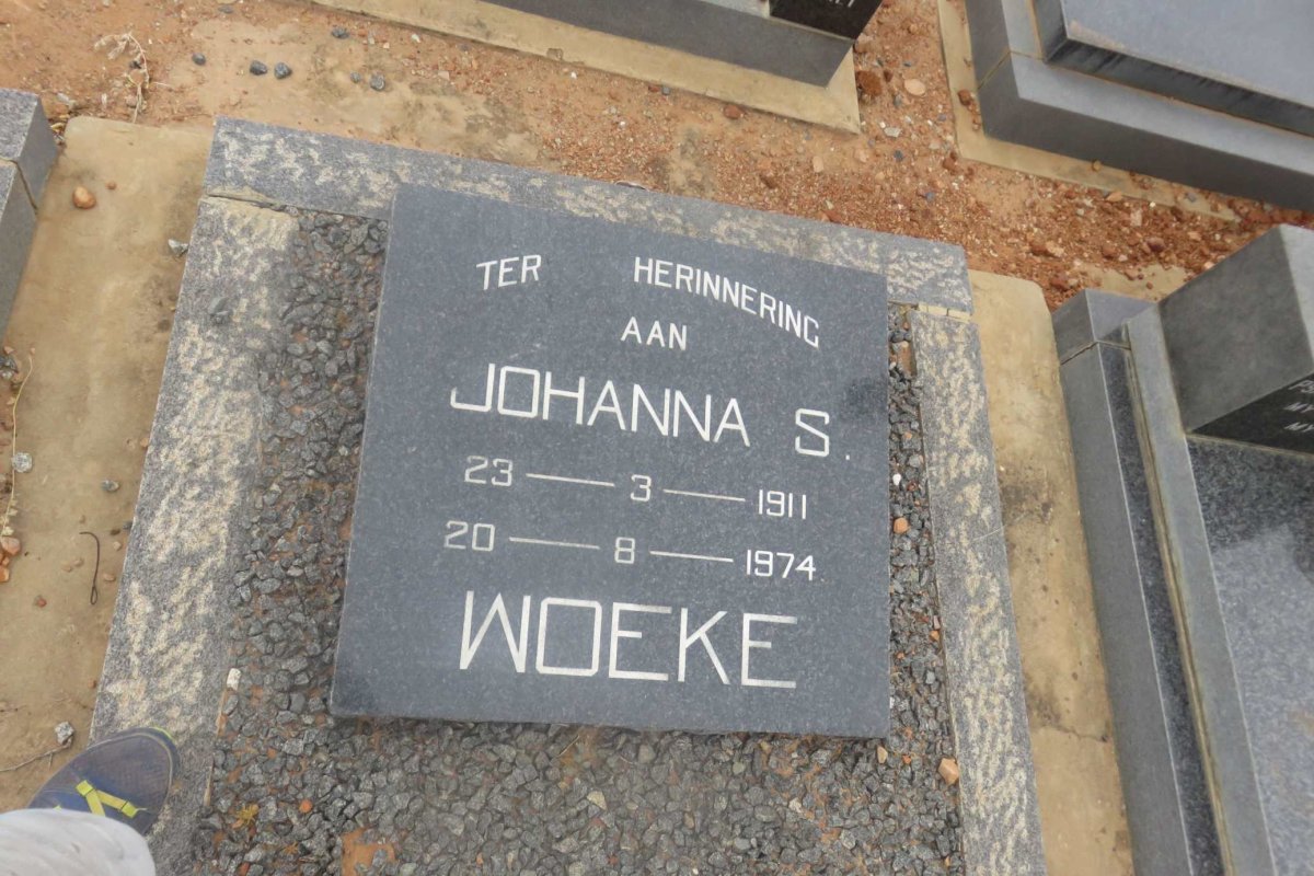 WOEKE Johanna S. 1911-1974