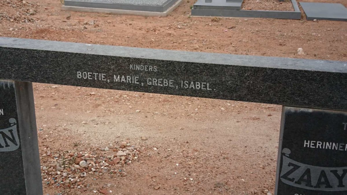 ZAAYMAN Louis 1906-1981 &amp; Margaretha Maria SERFONTEIN nee GREBE 1920-1990