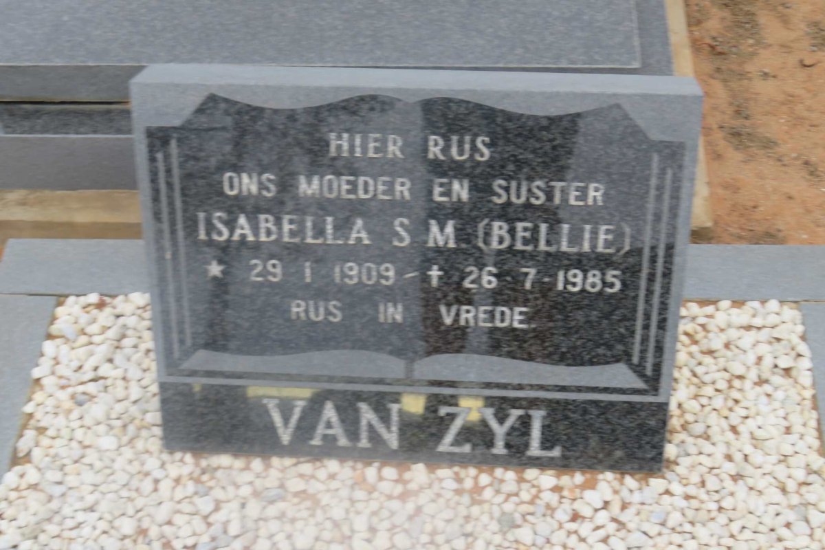ZYL Isabella S.M., van 1909-1985