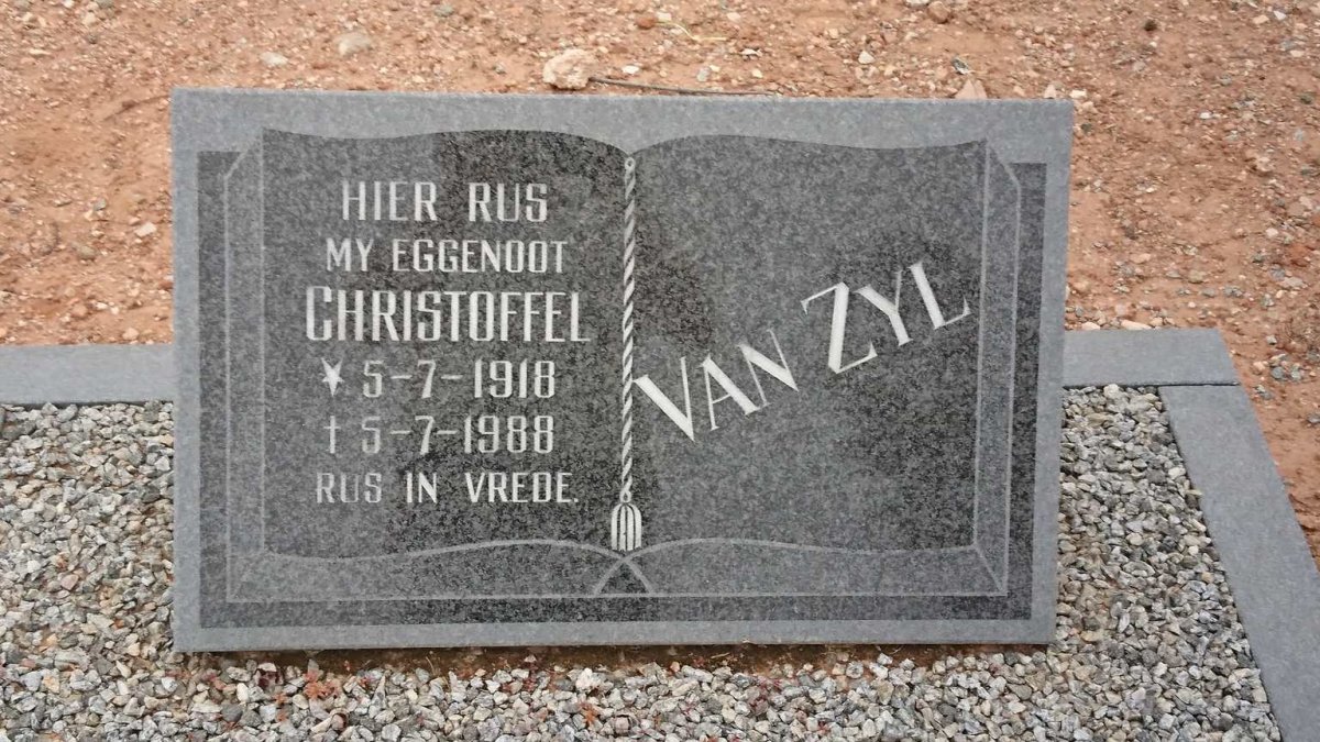 ZYL Christoffel, van 1918-1988