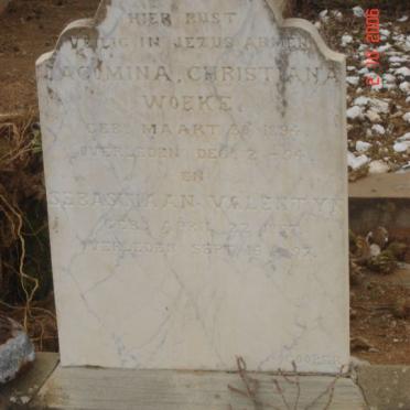 WOEKE Jacomina Christina 1894-1894 :: WOEKE Sebastiaan Valentyn 1897-1897