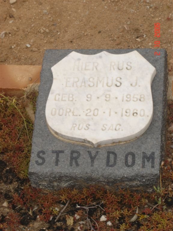 STRYDOM Erasmus J. 1958-1960