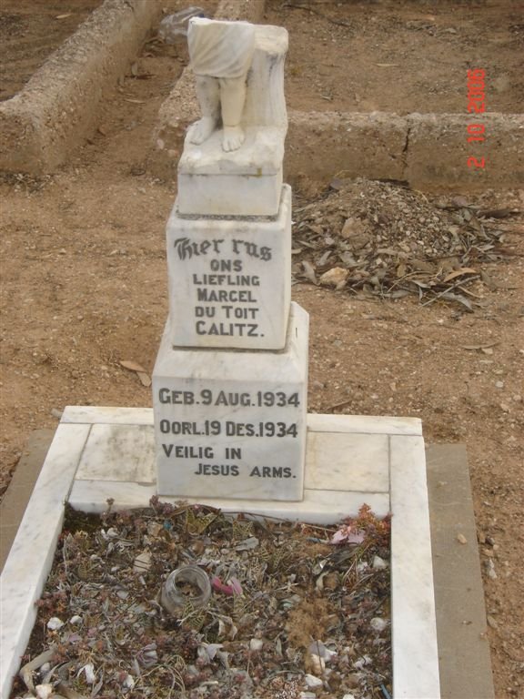 CALITZ Marcel du Toit 1934-1934