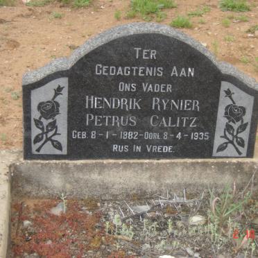 CALITZ Hendrik Rynier Petrus 1882-1935