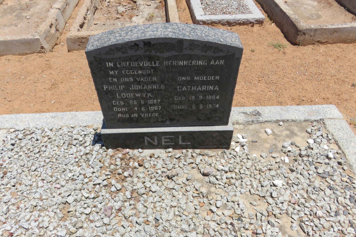 NEL Philip Johannes Lodewyk 1887-1967 &amp; Catharina 1894-1974