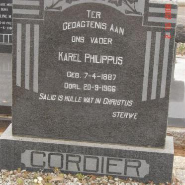 CORDIER Karel Philippus 1887-1966