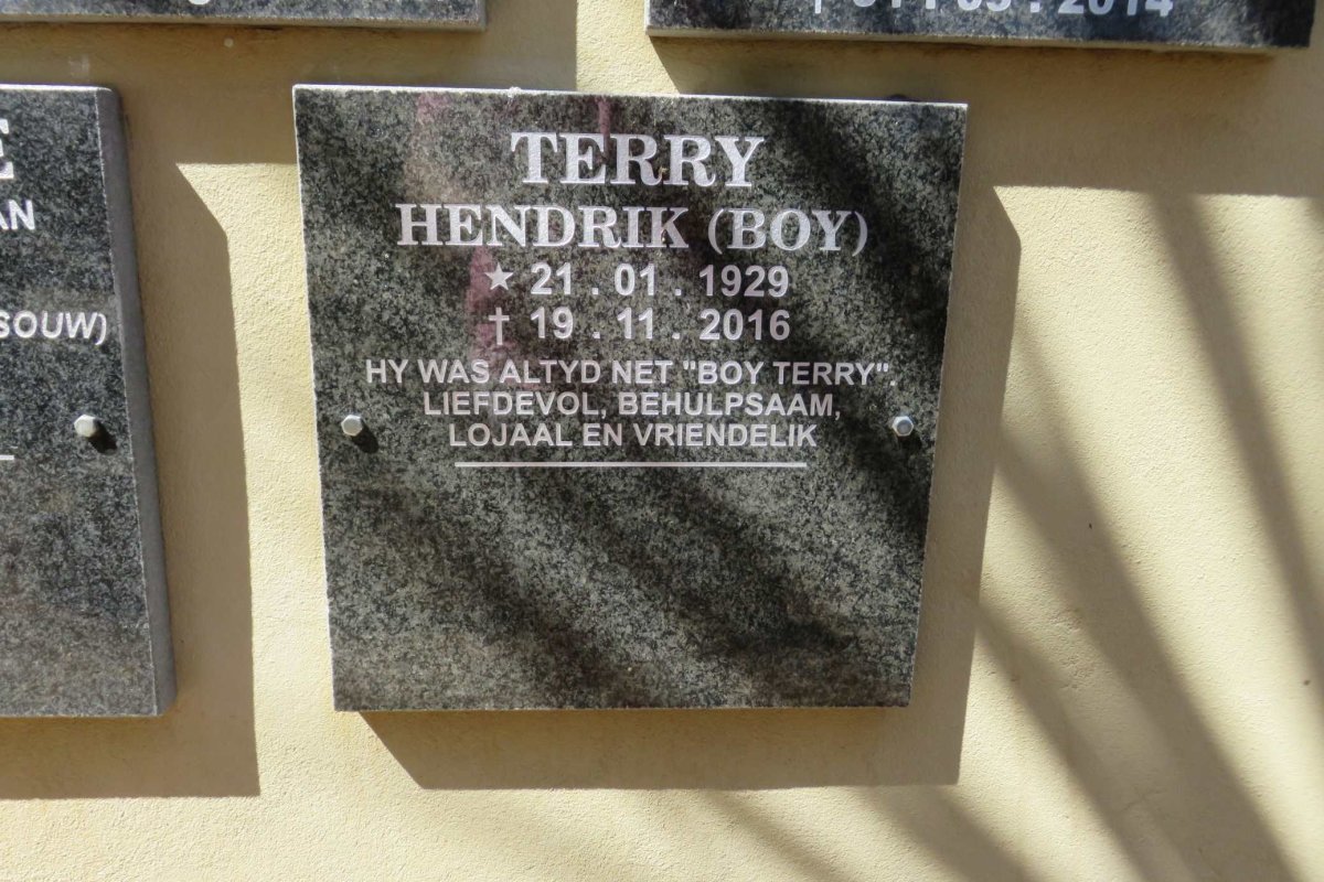 TERRY Hendrik 1929-2016