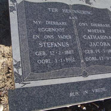 ? Stefanus 1887-1961 &amp; Catharina Jacoba 1890-1979