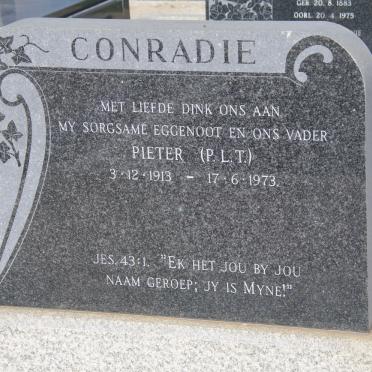 CONRADIE P.L.T. 1913-1973