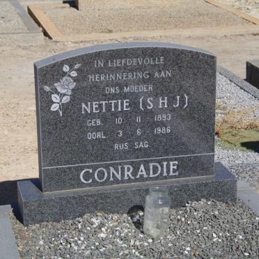 CONRADIE S.H.J. 1893-1986