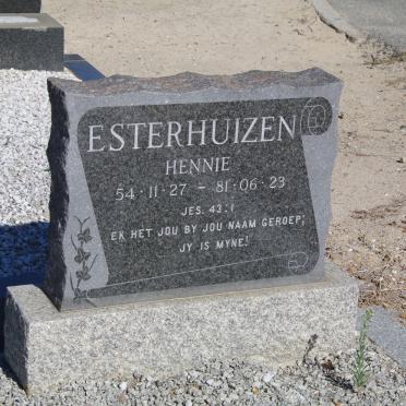 ESTERHUIZEN Hennie 1954-1981