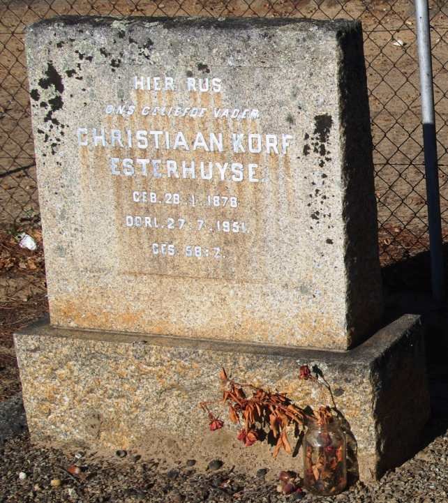 ESTERHUYSE Christiaan Korf 1878-1951