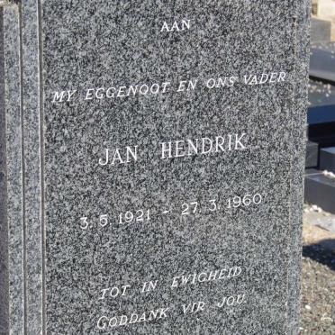 HOUGH Jan Hendrik 1921-1960
