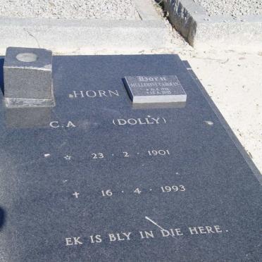 HORN C.A. 1901-1993 :: HORN M.C.