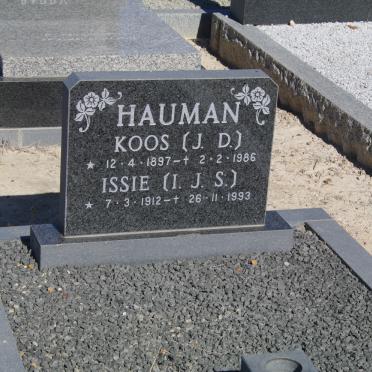 HAUMAN J.D. 1897-1986 &amp; I.J.S. 1912-1993